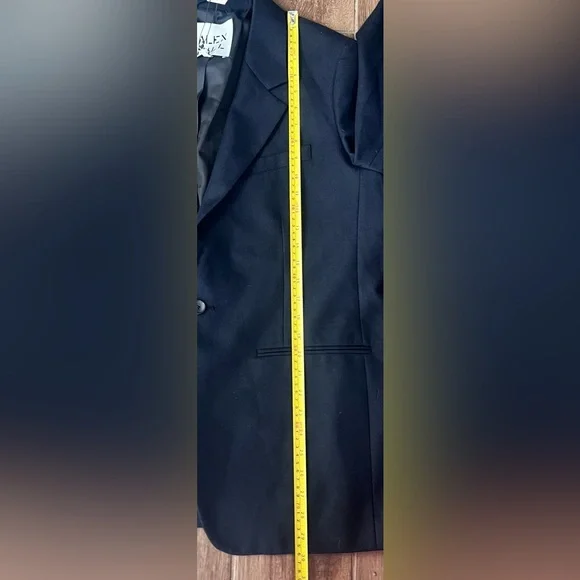 Alex Mill SoHo Blazer Men Sz XL Navy Blue One Button Pocket Wool Blend Lined NWT